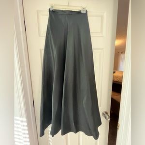 Long black formal maxi skirt